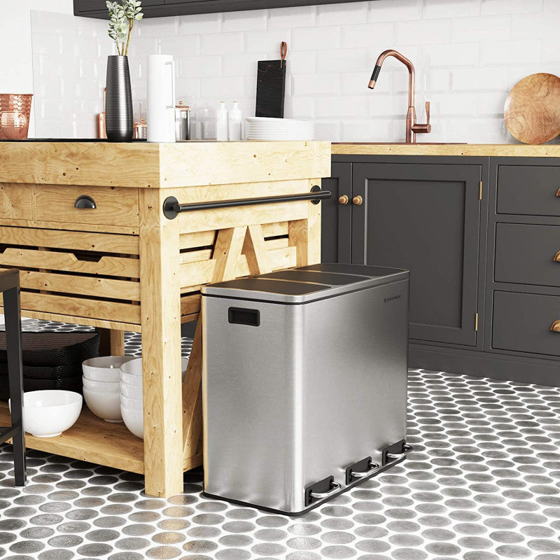 Pedalhink 54 L Rostfritt Stål – 3x18 L