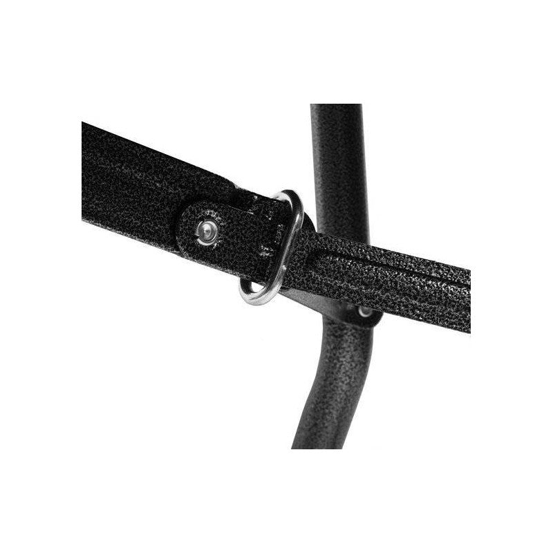 Hopfällbart Campingbord 180 cm Svart HDPE