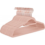 30-Pack Sammetsgalgar Halkfria Roséguld/Ljusrosa 0,6 cm