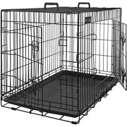 XXL Hundbur I Metall 122x74,5x80,5 cm Svart