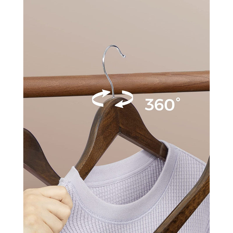 20-pack Trägalgar i Mörk Valnöt 44,5 cm