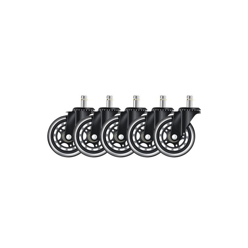 5-pack Universella Gummihjul Till Kontorsstol 11 mm
