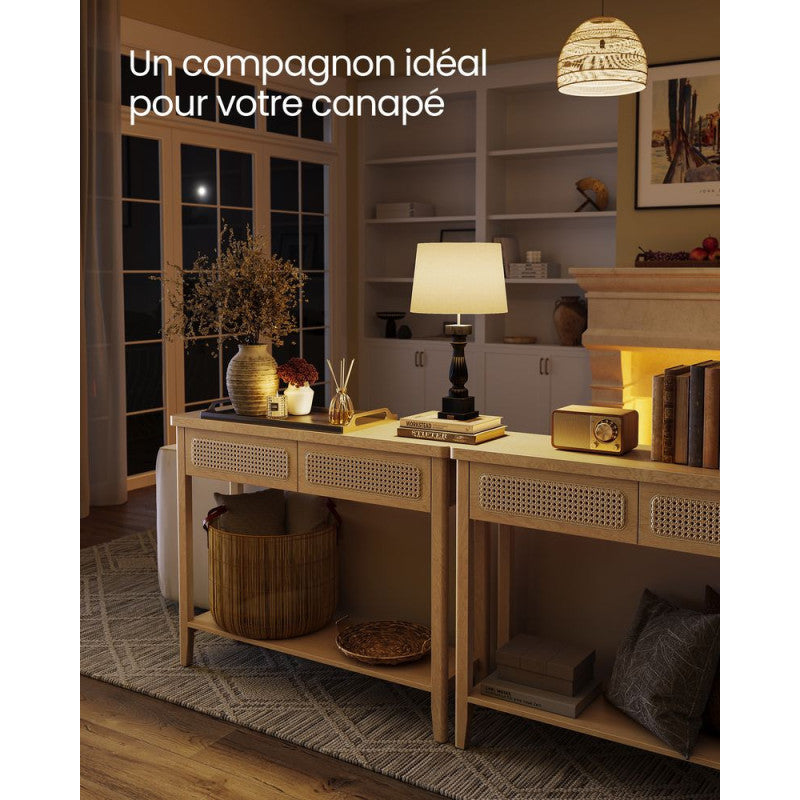 Konsolbord Ekbeige med 2 Lådor & Hylla