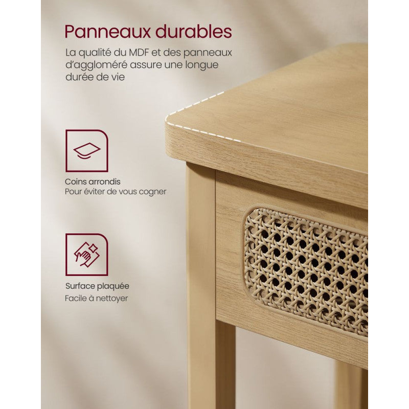Konsolbord Ekbeige med 2 Lådor & Hylla