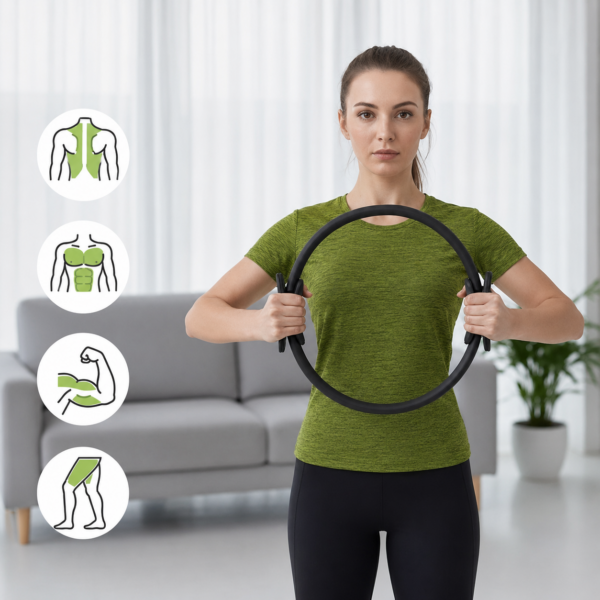 Pilatesring-3 Pilatesring 38 cm – Träningsring med Ergonomiska Handtag för Pilates & Yoga