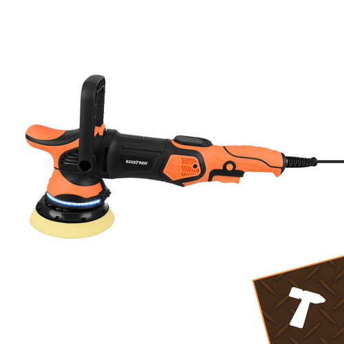 Bilpolermaskin 1000 W – Dubbelverkande Polermaskin med LED & 15 mm Orbit