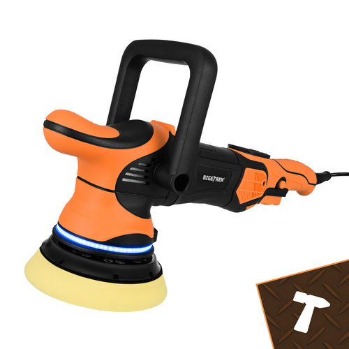 Bilpolermaskin 1000 W – Dubbelverkande Polermaskin med LED & 15 mm Orbit