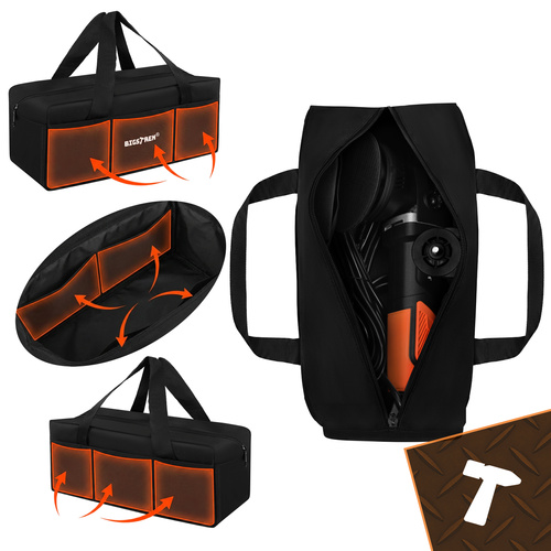 Bilpolermaskin 1000 W – Dubbelverkande Polermaskin med LED & 15 mm Orbit