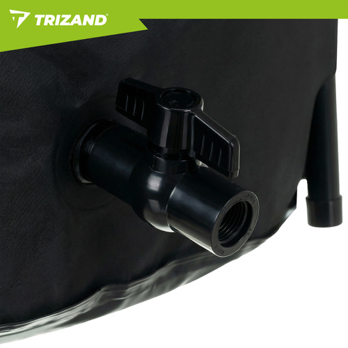 Isbad 320 L – Hopfällbar Vintertunna med Lock, Pump & Tillbehör