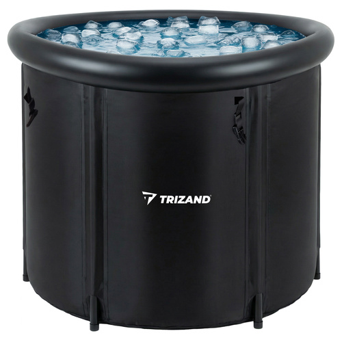 Isbad 320 L – Hopfällbar Vintertunna med Lock, Pump & Tillbehör