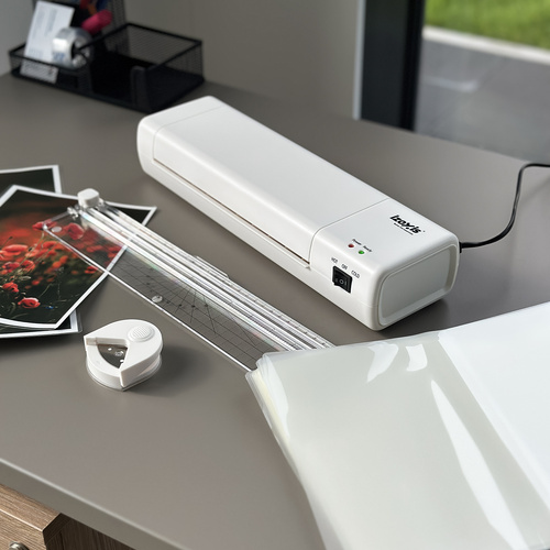 A4 Lamineringsmaskin 4-i-1 – Varm & Kall Laminering med Skärare och Hörnavrundare