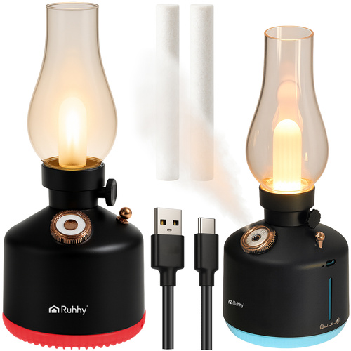 Luftfuktare 280 ml – Luftfuktare med RGB Nattlampa & USB-C