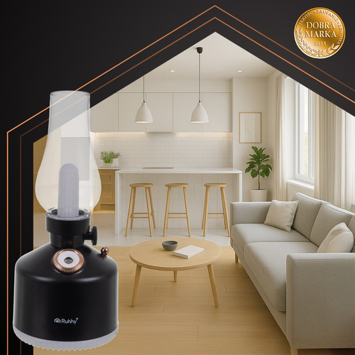 Luftfuktare 280 ml – Luftfuktare med RGB Nattlampa & USB-C