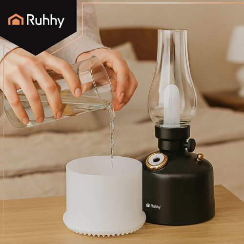 Luftfuktare 280 ml – Luftfuktare med RGB Nattlampa & USB-C