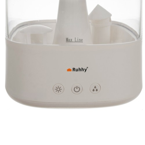 Luftfuktare 450 ml – Aroma Diffuser med Regneffekt, LED-Nattlampa & Timer
