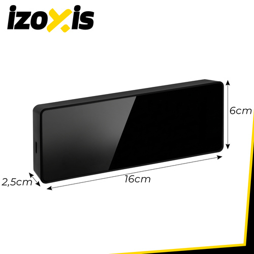 Digital LED-Väckarklocka – Alarmklocka med Färgdisplay, Temperatur & Snooze