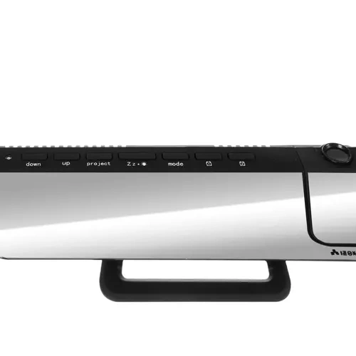 Digital Väckarklocka med Projektor – LED-Display, Spegel & USB-C