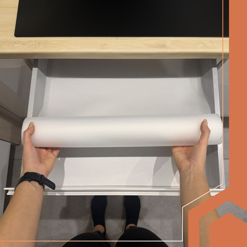 Halkskyddsmatta på Rulle 500 x 50 cm – Antiglidmatta för Lådor, Skåp & Hyllor
