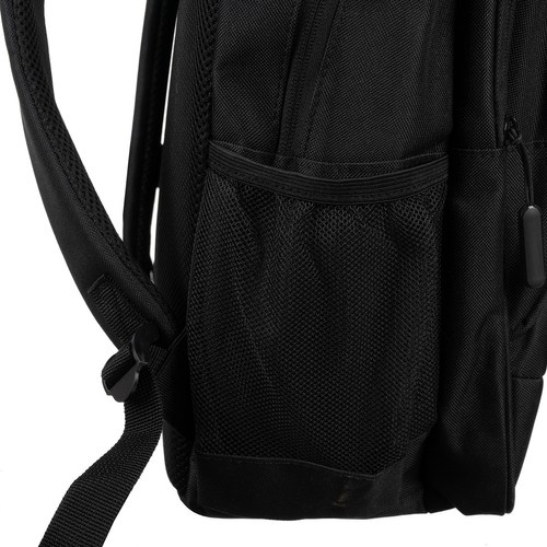 Ryggsäck 22 L – Vadderad Laptopryggsäck med Reflex, Svart