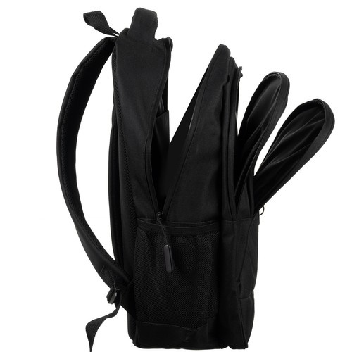 Ryggsäck 22 L – Vadderad Laptopryggsäck med Reflex, Svart