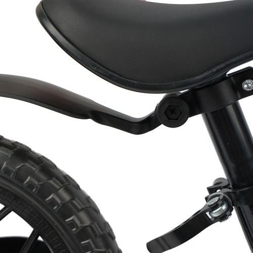 Balanscykel 12 Tum – Lätt Springcykel för Barn med Justerbar Sadel, Svart