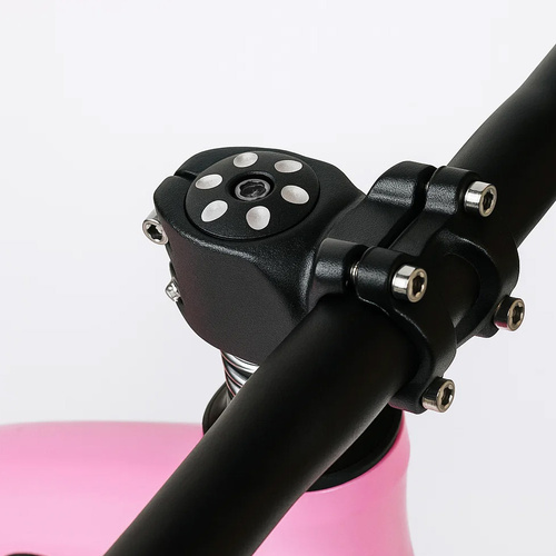 Balanscykel 12 Tum – Lätt Springcykel för Barn med Justerbar Sadel, Rosa