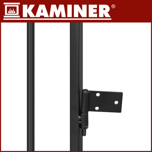 Eldstadsskydd 304 cm – Vikbart Skyddsgaller med 5 Paneler