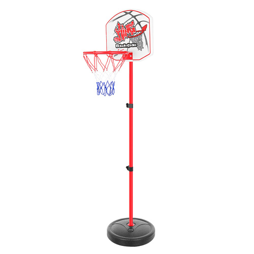 Basketkorg & Skjutbana 2-i-1 – Justerbar Höjd 73–146 cm