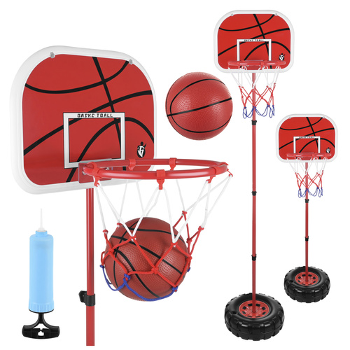 Basketkorg 170 cm – Justerbart Basketställ med Boll & Pump