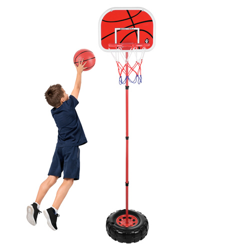 Basketkorg 170 cm – Justerbart Basketställ med Boll & Pump