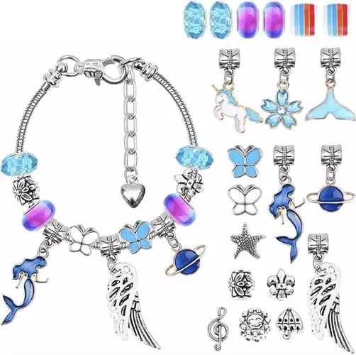 Pärlset 107 Delar – Smyckesset för Armband & Halsband med Förvaringslåda