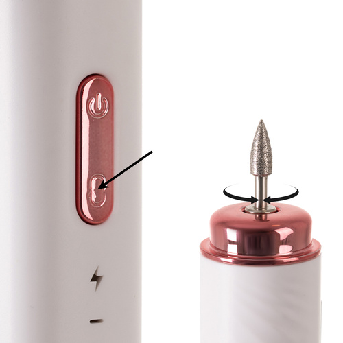 Elektrisk Nagelfräs USB-C – Sladdlös Manikyr & Pedikyr med 6 Fräsbits