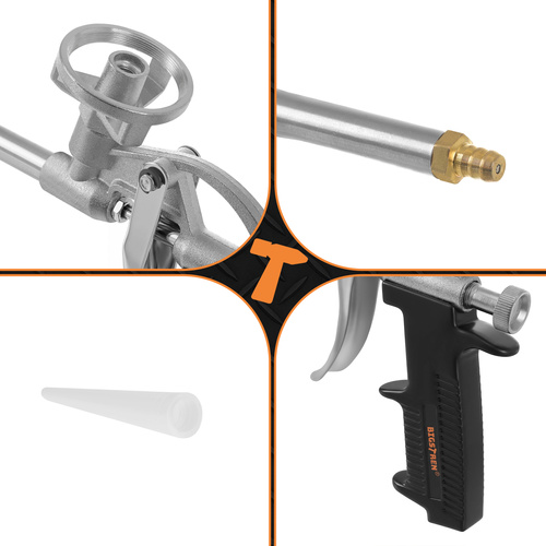 Skumpistol för Monteringsskum – Fogpistol med Justerbart Flöde & Universalgänga