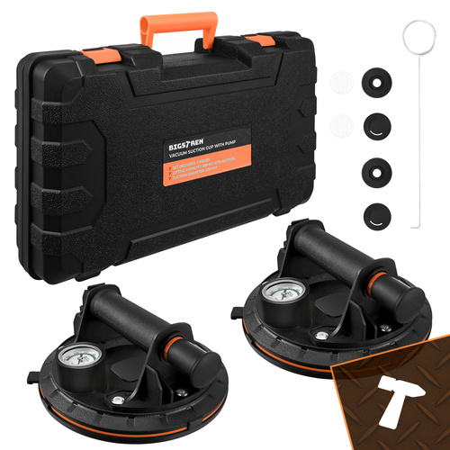 Vakuumsugkoppar 2-pack – Sugkoppar med Pump & Manometer