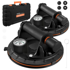 Vakuumsugkoppar 2-pack – Sugkoppar med Pump & Manometer