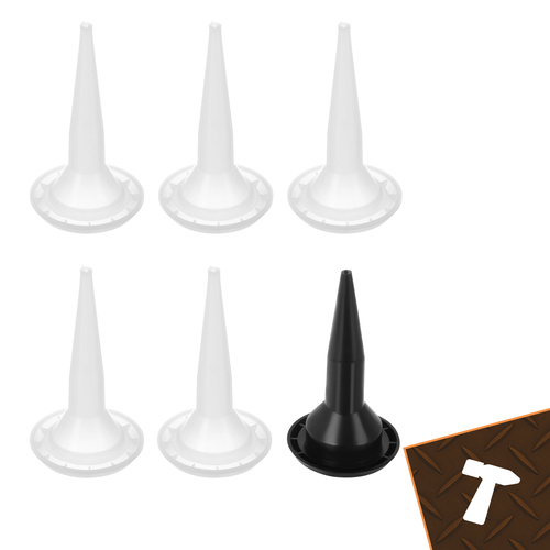 Fogpistol 600 ml – Silikonpistol för Patron & Korvförpackning med 5 Munstycken & Fogspatlar