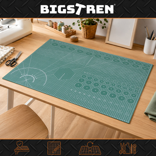 Skärmatta A1 90 x 60 cm Självläkande PVC – Dubbelsidig Skärunderlägg 3 mm