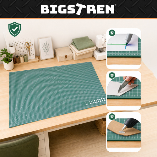 Skärmatta A1 90 x 60 cm Självläkande PVC – Dubbelsidig Skärunderlägg 3 mm