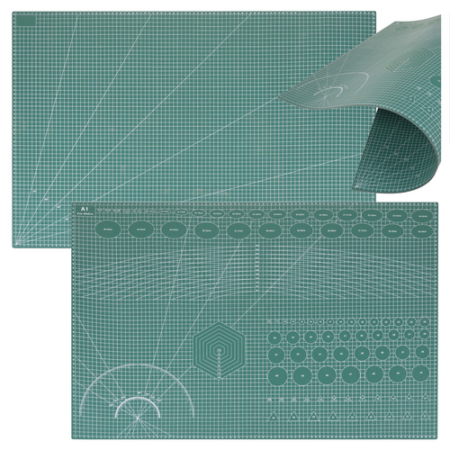 Skärmatta A1 90 x 60 cm Självläkande PVC – Dubbelsidig Skärunderlägg 3 mm