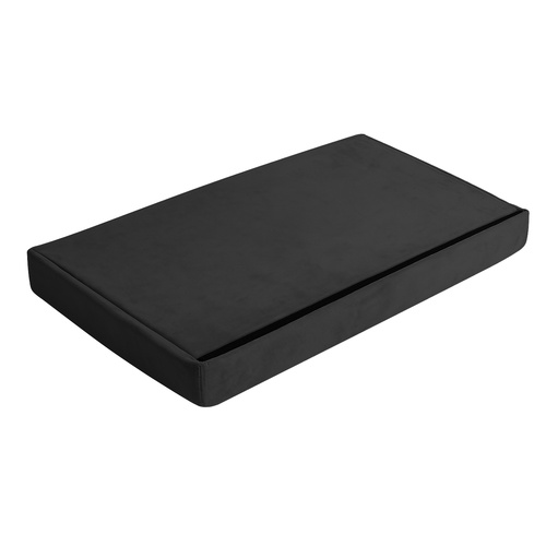 Sittpuff i Sammet med Förvaring 54 L – Hopfällbar Sittpuff 60 x 30 x 30 cm