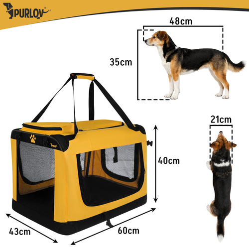 Transportväska för Hund & Katt XL – Hopfällbar Husdjursväska upp till 25 kg