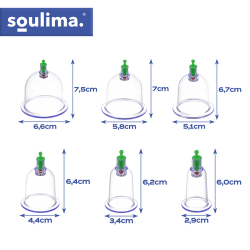 Vakuumkoppor 12-pack – Koppningsset med Pump & 6 Storlekar