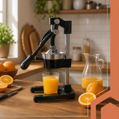 Manuell Citruspress 40 cm – Juicepress med Hävarm för Citrus & Granatäpple