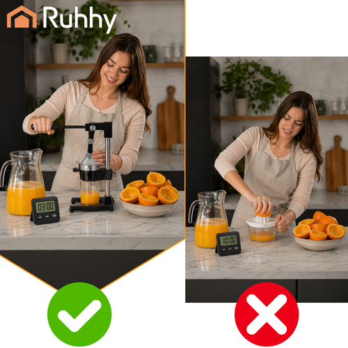 Manuell Citruspress 40 cm – Juicepress med Hävarm för Citrus & Granatäpple