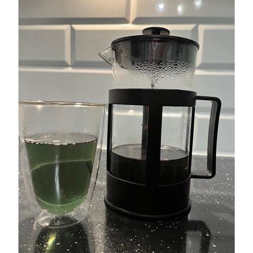 Kaffe- & Tebryggare 1 L – Presskanna i Glas med Rostfri Sil