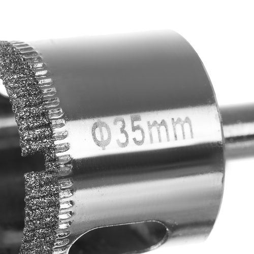 Diamant Hålsågsset 10 Delar – Diamantkronborrar 6–68 mm för Kakel & Glas