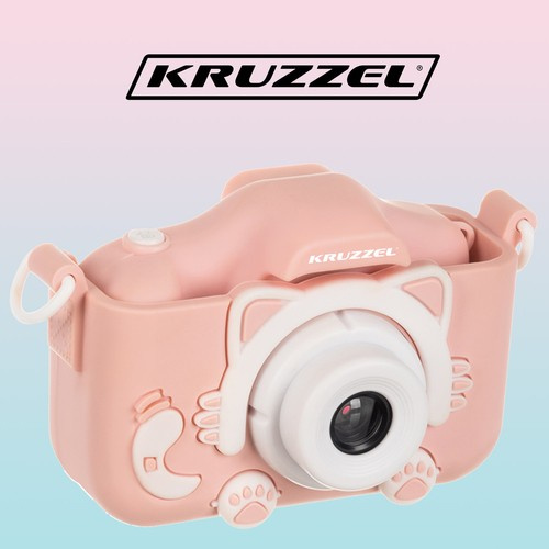 Digitalkamera för Barn – 1080P Kamera med 32 GB Minneskort, Rosa