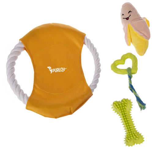Hundleksaksset 15 Delar – Drag- & Tuggleksaker med Rep, Gummi & Bajspåsar