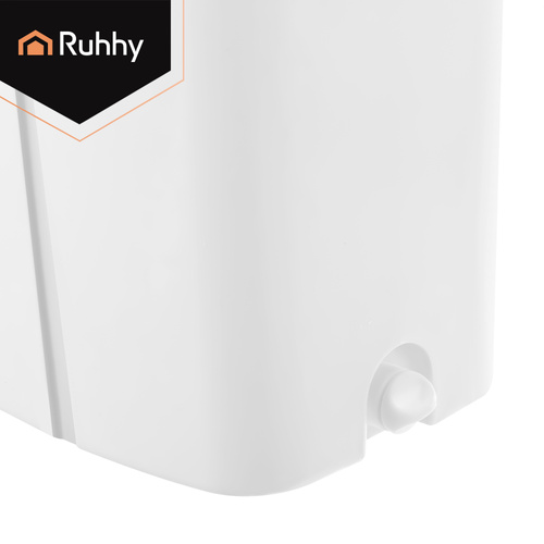 Platt Mopp med Dubbelkammarhink 8,5 L – Handsfree Urvridning & 3 Moppskydd