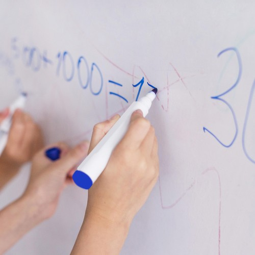 Whiteboard 60 x 90 cm – Magnetisk Skrivtavla med Aluminiumram & Tillbehör